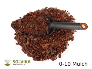 Pine bark mulch fine fraction 0-10 mm