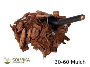 Coarse pine bark mulch 30–60 mm for large landscaping and tree bases